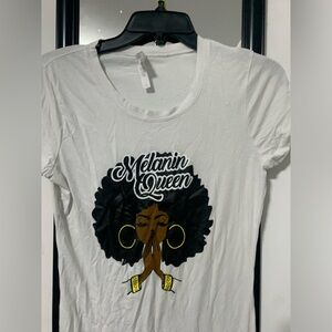 White Melanin Tee Shirt